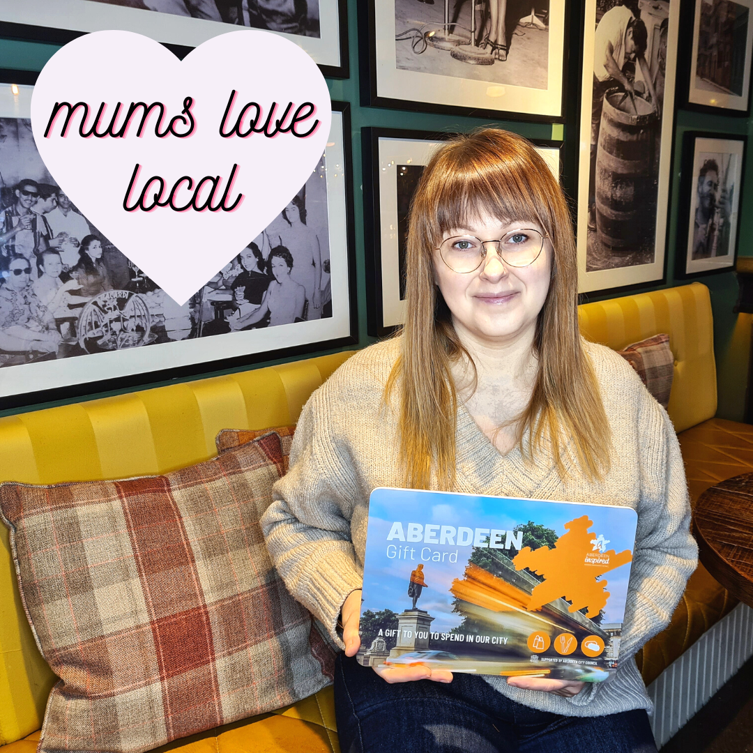 'THINK LOCAL'  THIS MOTHER'S DAY WITH THE ABERDEEN GIFT CARD