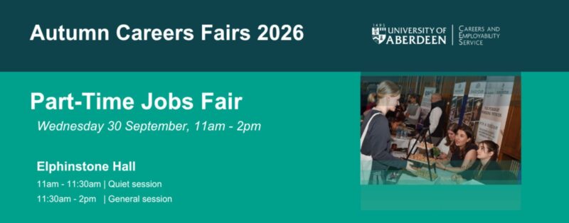 Autumn Careers Aberdeen Uni