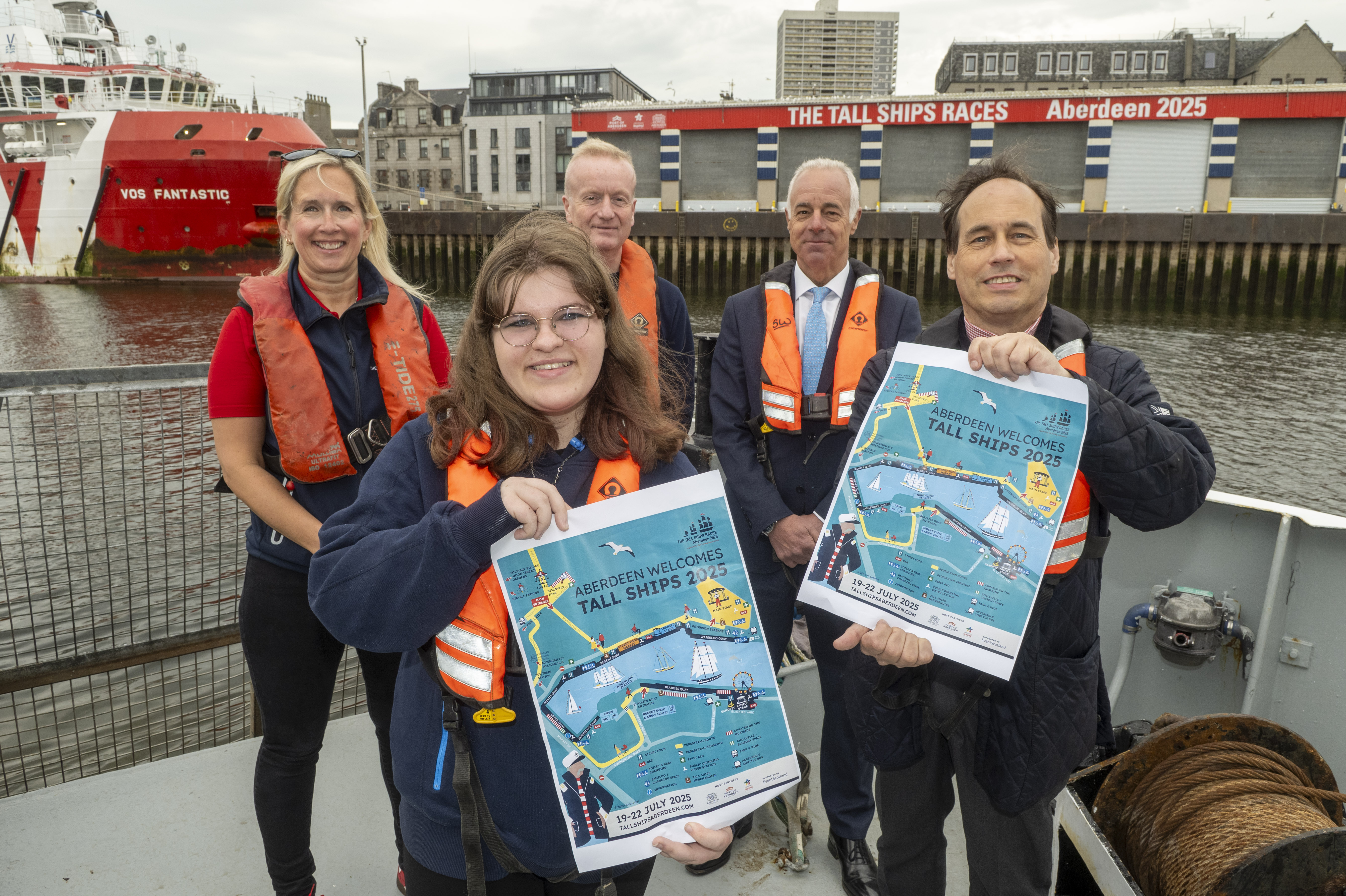 Get ready to party as full free festival line-up revealed for The Tall Ships Races Aberdeen 2025