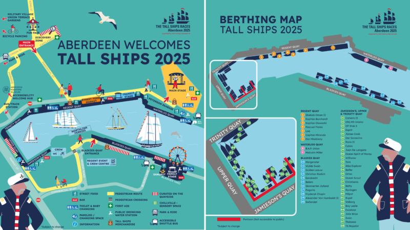 Tall Ships Map