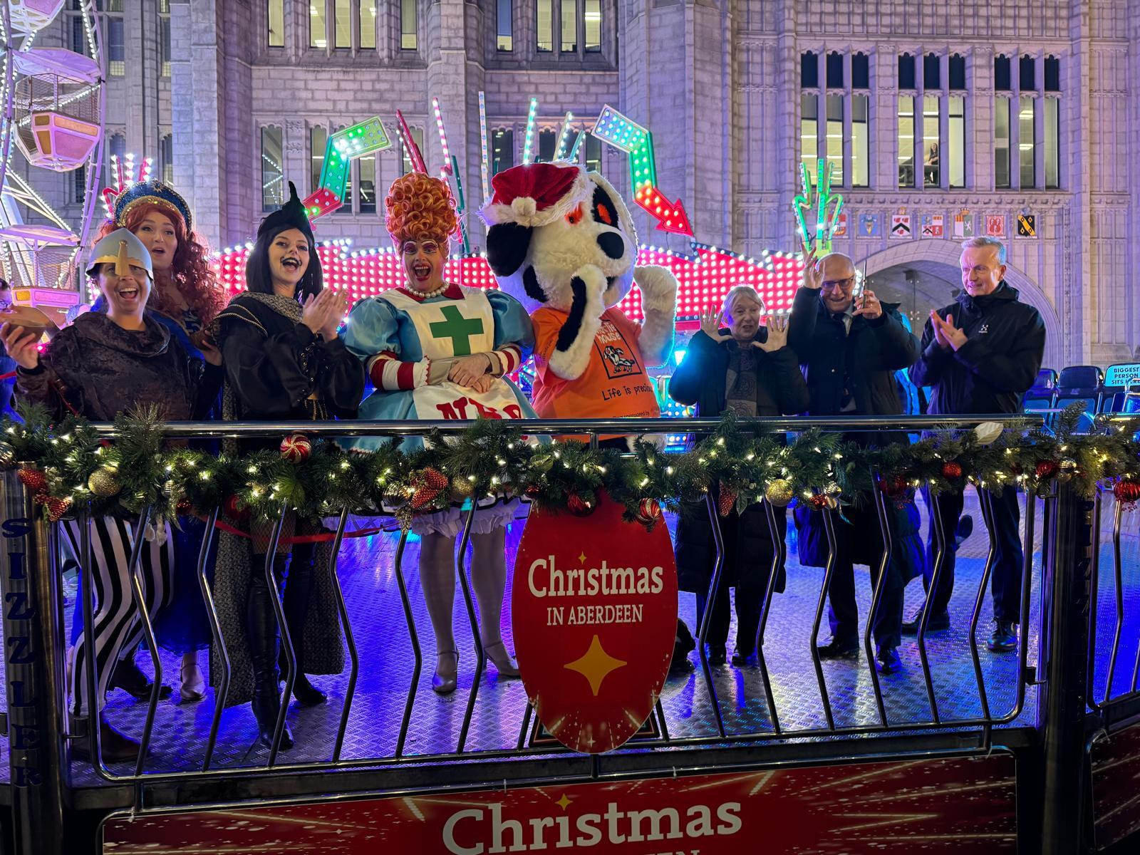 Granite City's festive celebrations begin with glittering Aberdeen Christmas Village opening