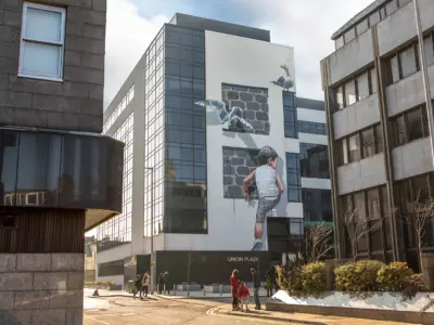 1600 2I8A9144 Artist Ernest Zacharevic Nuart Aberdeen Photo  ® Ian Cox 2018