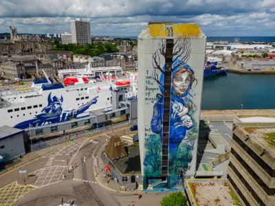 HERA of Herakut - Photo credit Clarke Joss Photography