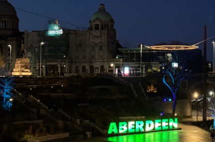 Iconic Aberdeen letters to trip the light fantastic as part of Spectra’s newly-announced brilliant programme