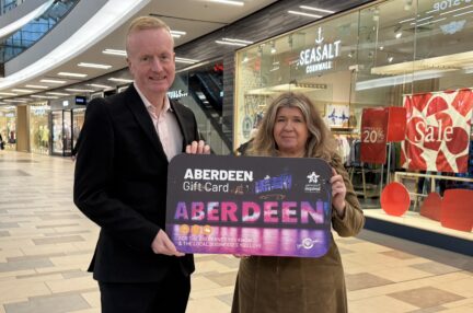 Aberdeen Gift Card is best-selling in the UK for an ‘unprecedented’ third year as it passes milestone of generating £7.75 million for local economy