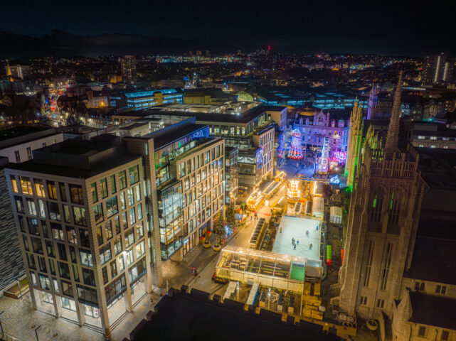 Christmas Village Aerial Credit Glen Cairns Photography