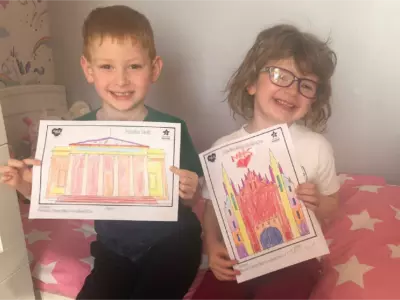 Emery Aged 7 and Mehryn Aged 5