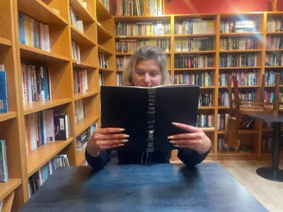 Unedited book and beans photo